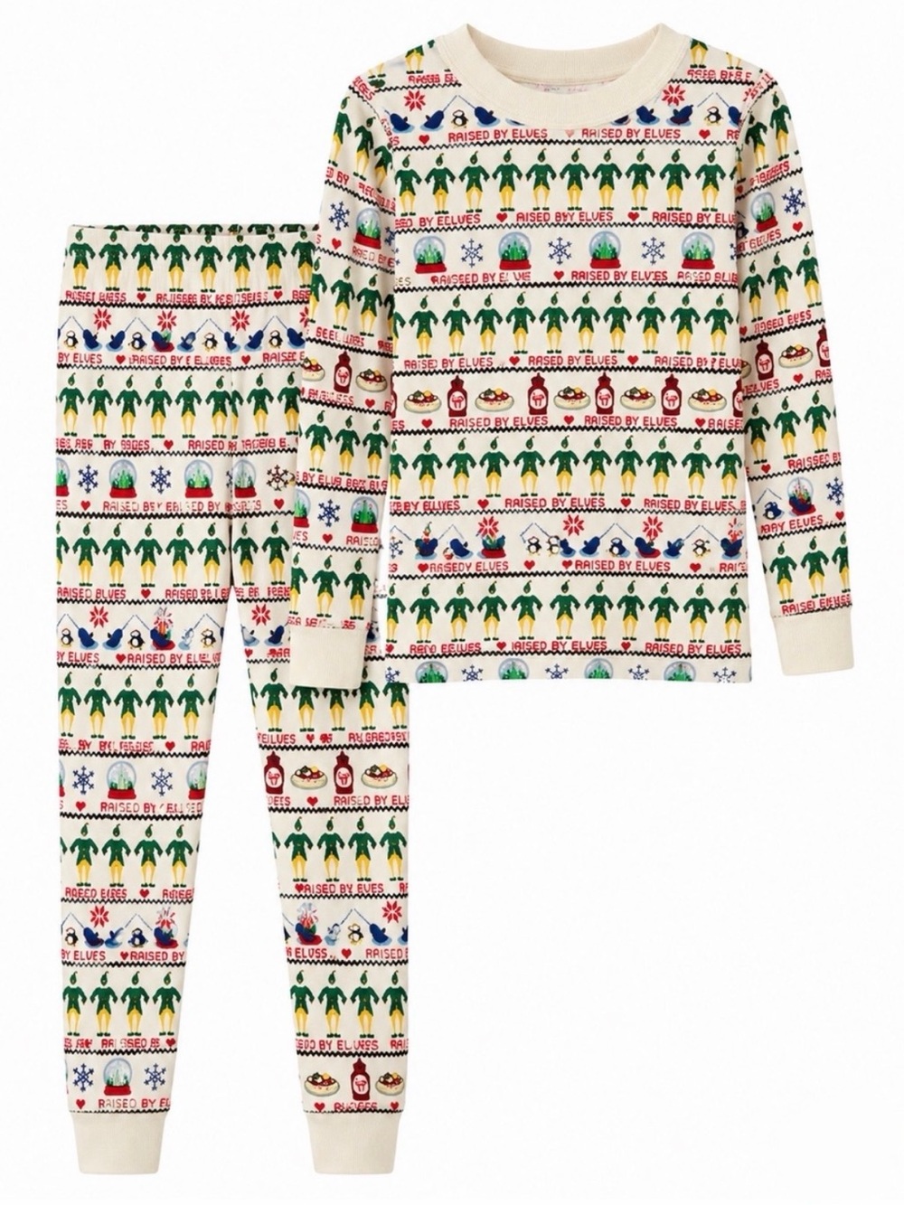 Hanna Andersson Buddy the Elf holiday pajama set, 6-7